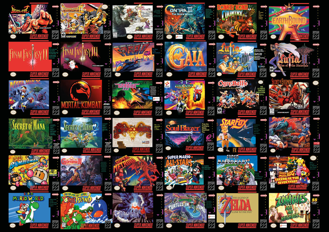 Pixelated Perfection: Revisiting the Top 10 Super Nintendo Classics That Still Level Up Today