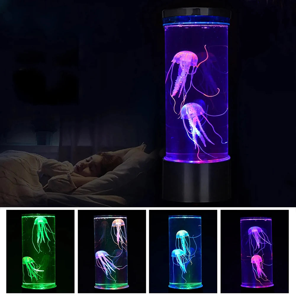 10" LED Color Changing Jellyfish Lamp with 6 Color Modes