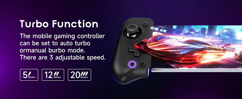 EasySMX Mobile Gaming Controller with Bluetooth for Android and iPhone